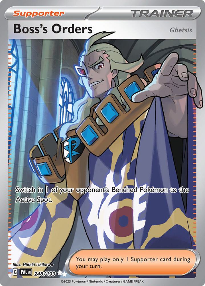 Boss's Orders 248/193 card from SV02: Paldea Evolved