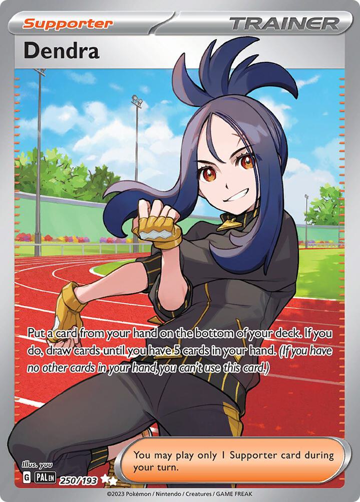Dendra 250/193 card from SV02: Paldea Evolved