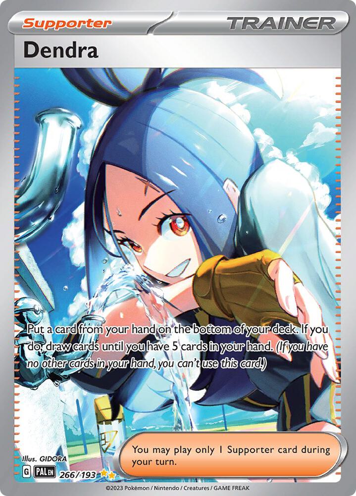 Dendra 266/193 card from SV02: Paldea Evolved