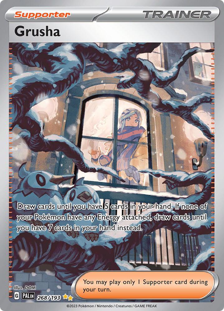 Grusha 268/193 card from SV02: Paldea Evolved