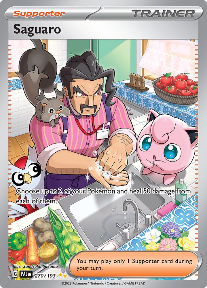 Saguaro 270/193 card from SV02: Paldea Evolved
