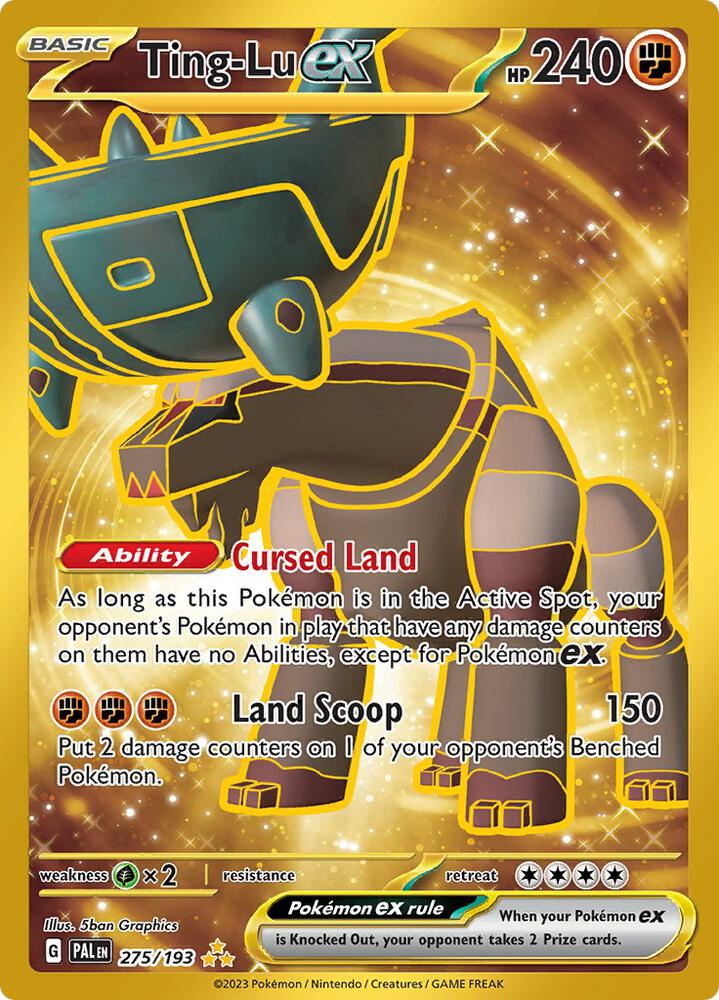 Ting-Lu ex 275/193 card from SV02: Paldea Evolved