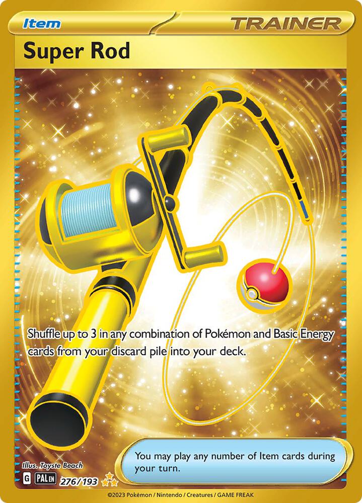 Super Rod 276/193 card from SV02: Paldea Evolved