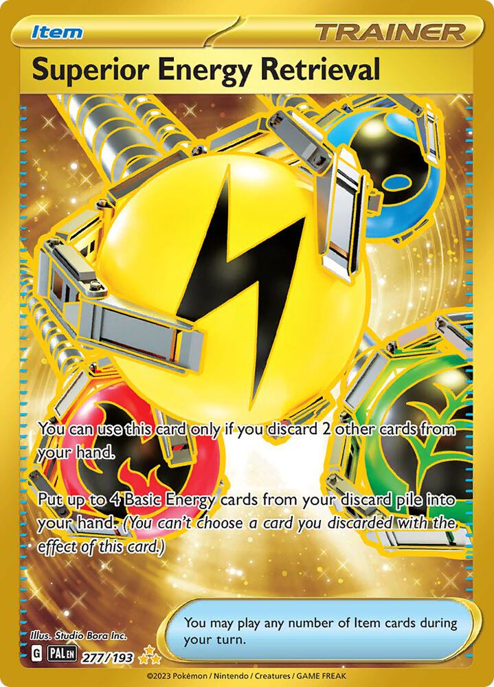 Superior Energy Retrieval 277/193 card from SV02: Paldea Evolved