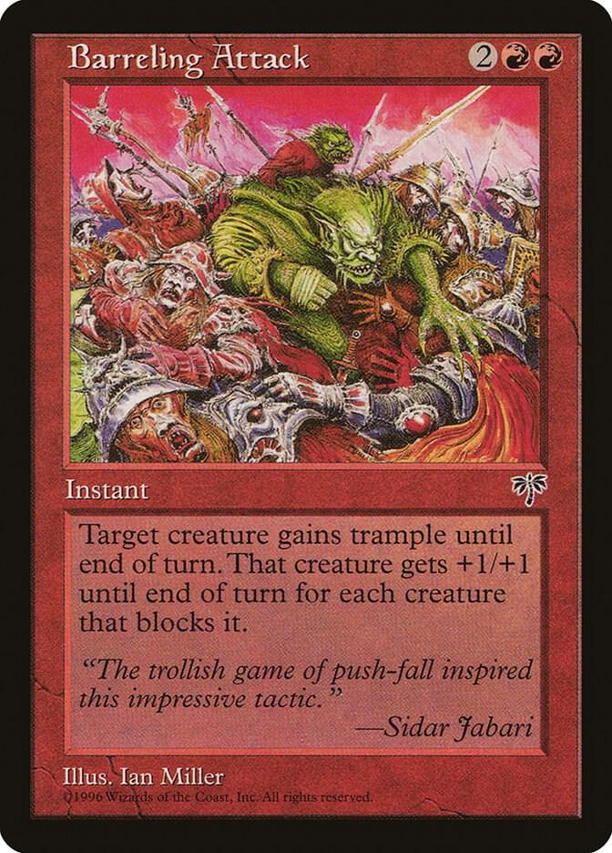 Barreling Attack card from Mirage