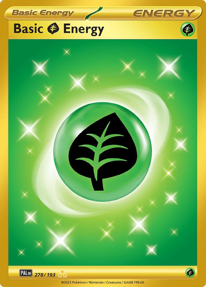 Basic Grass Energy 278/193 card from SV02: Paldea Evolved