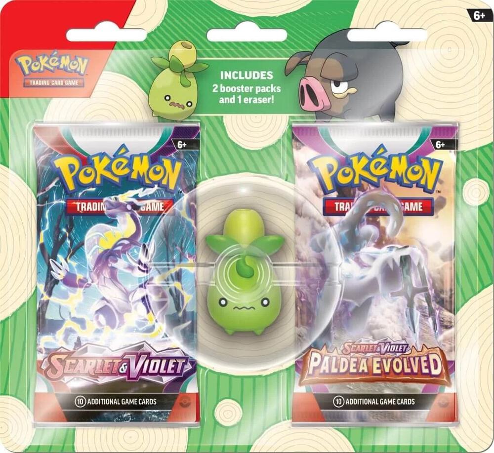 Pokemon TCG: Back to School Eraser Blister [Smoliv] card from Miscellaneous Cards & Products