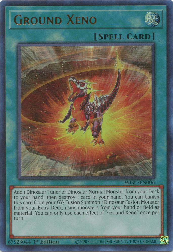 Ground Xeno WISU-EN006 card from Wild Survivors