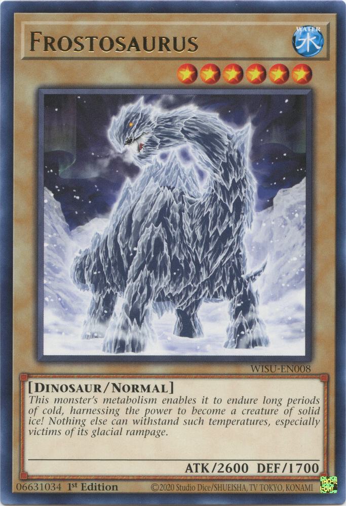 Frostosaurus WISU-EN008 card from Wild Survivors