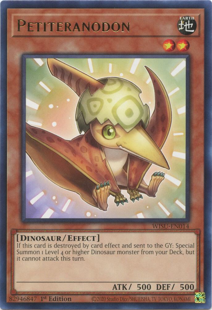 Petiteranodon WISU-EN014 card from Wild Survivors