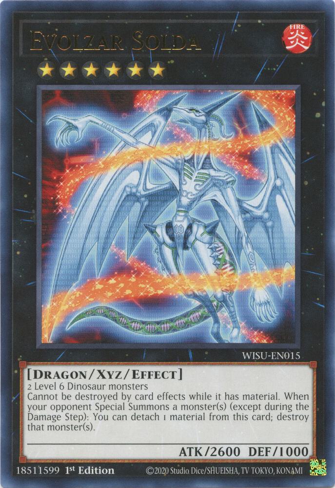 Evolzar Solda WISU-EN015 card from Wild Survivors