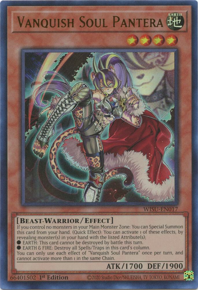 Vanquish Soul Pantera WISU-EN017 card from Wild Survivors