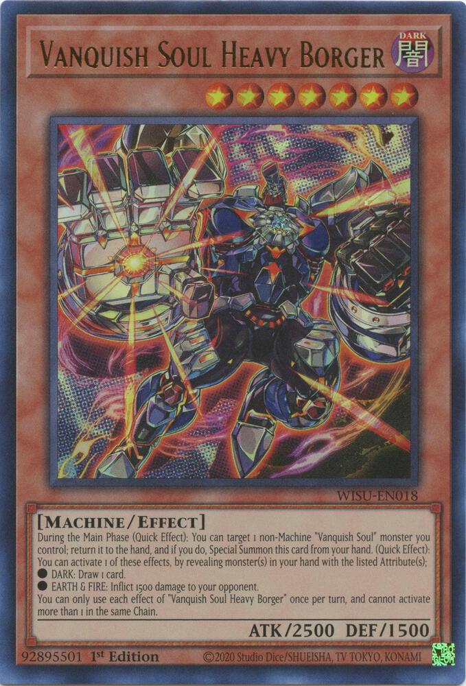 Vanquish Soul Heavy Borger WISU-EN018 card from Wild Survivors
