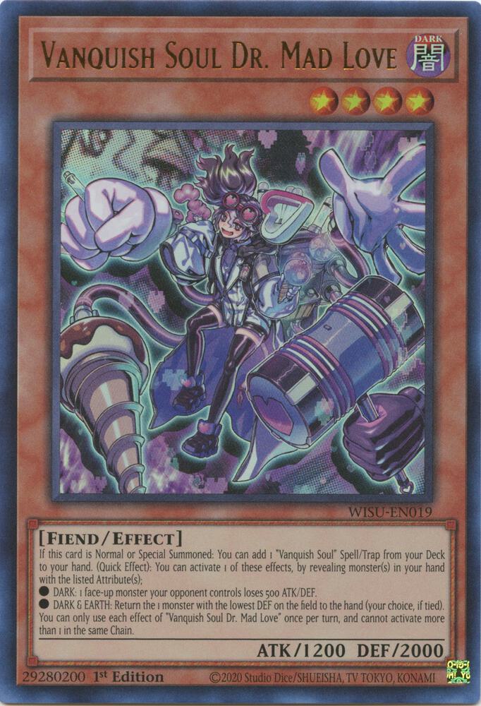 Vanquish Soul Dr. Mad Love WISU-EN019 card from Wild Survivors