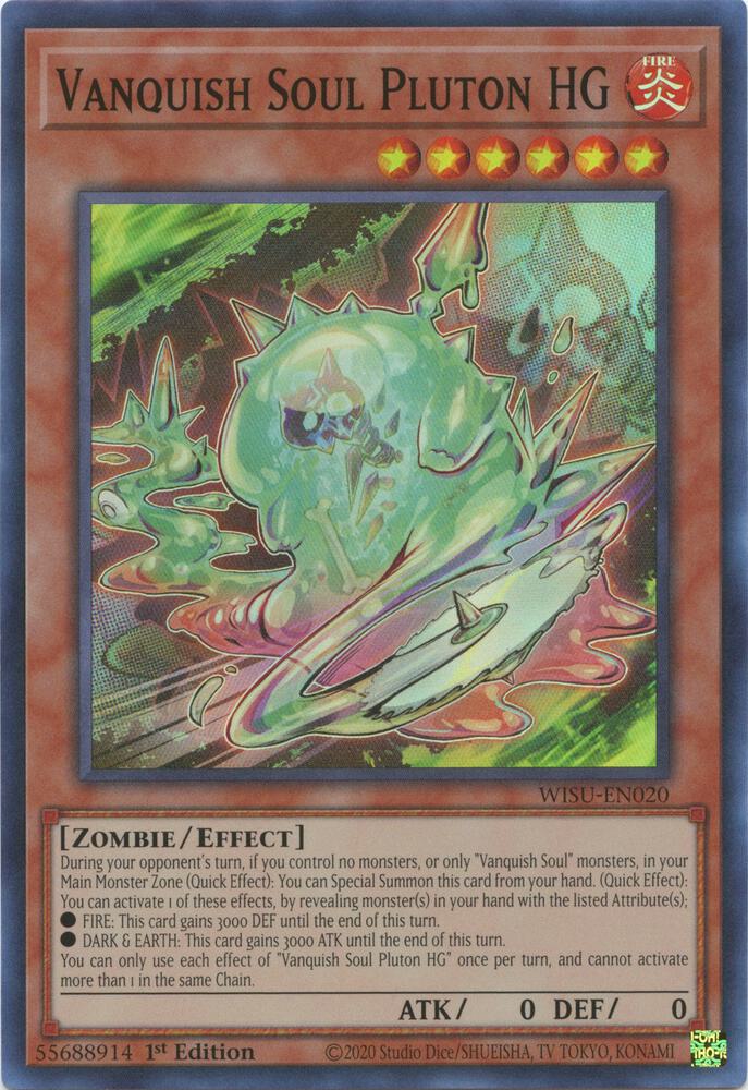 Vanquish Soul Pluton HG WISU-EN020 card from Wild Survivors