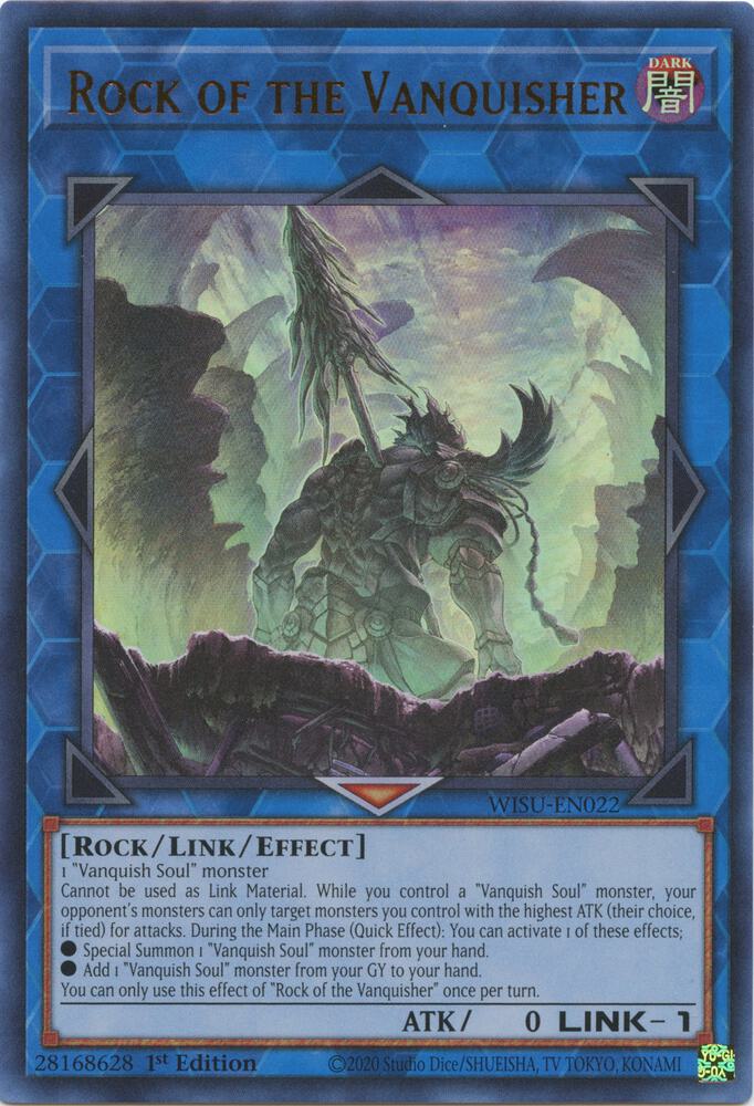 Rock of the Vanquisher WISU-EN022 card from Wild Survivors