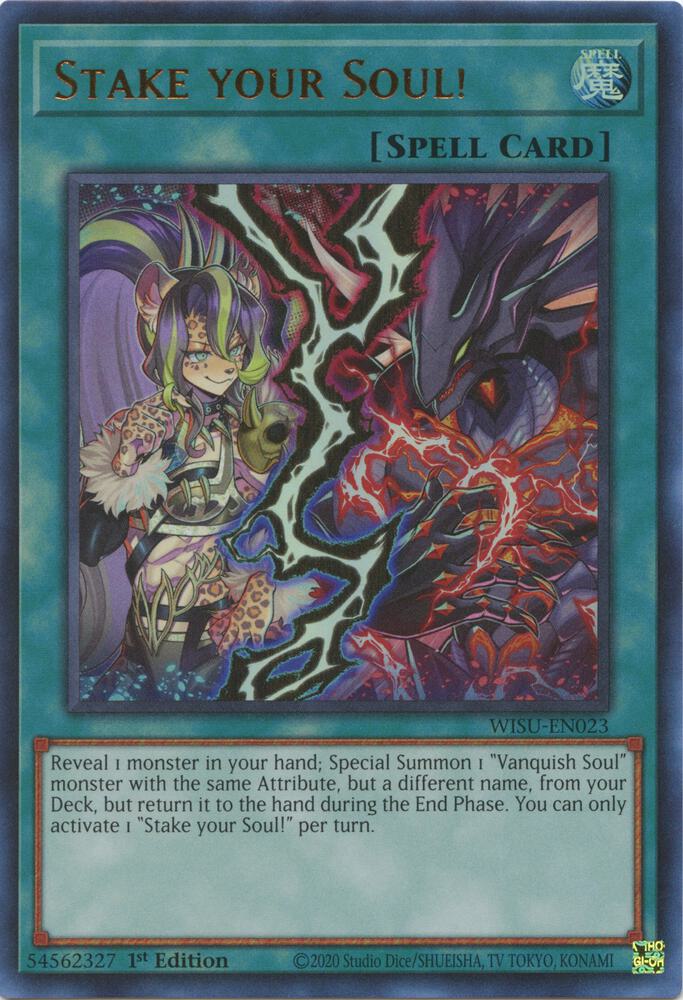Stake your Soul! WISU-EN023 card from Wild Survivors
