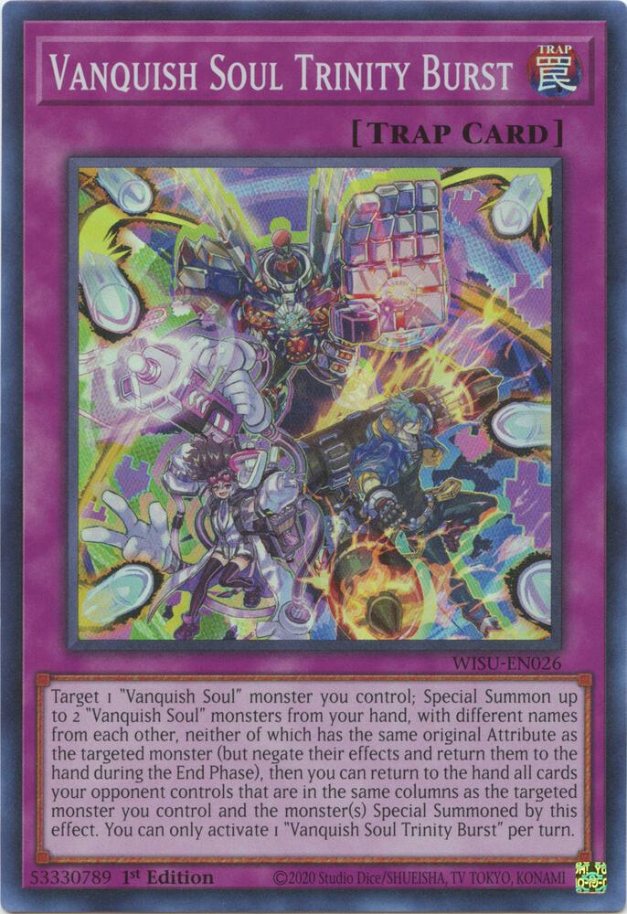 Vanquish Soul Trinity Burst WISU-EN026 card from Wild Survivors