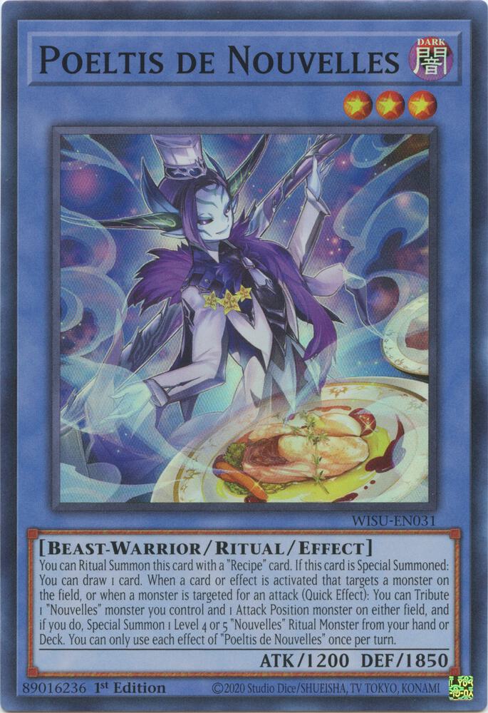 Poeltis de Nouvelles WISU-EN031 card from Wild Survivors