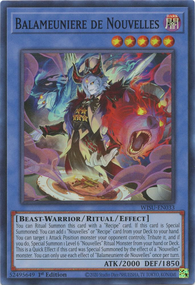 Balameuniere de Nouvelles WISU-EN033 card from Wild Survivors