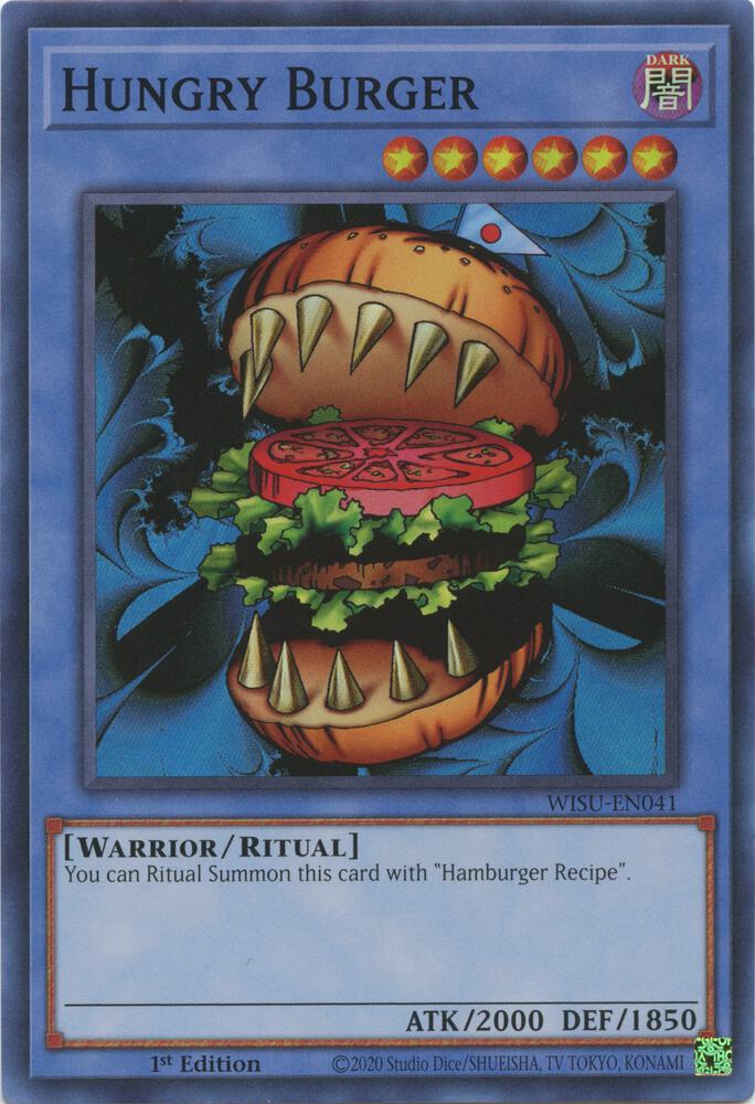Hungry Burger WISU-EN041 card from Wild Survivors