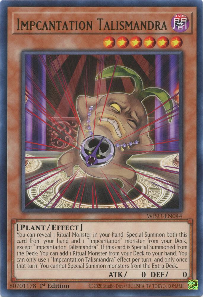 Impcantation Talismandra WISU-EN044 card from Wild Survivors
