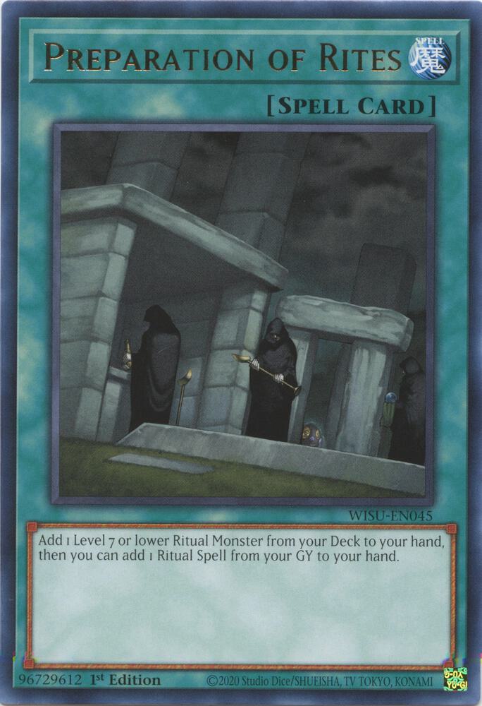 Preparation of Rites WISU-EN045 card from Wild Survivors