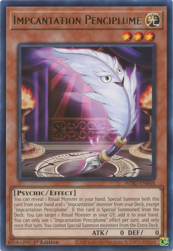 Impcantation Penciplume WISU-EN048 card from Wild Survivors
