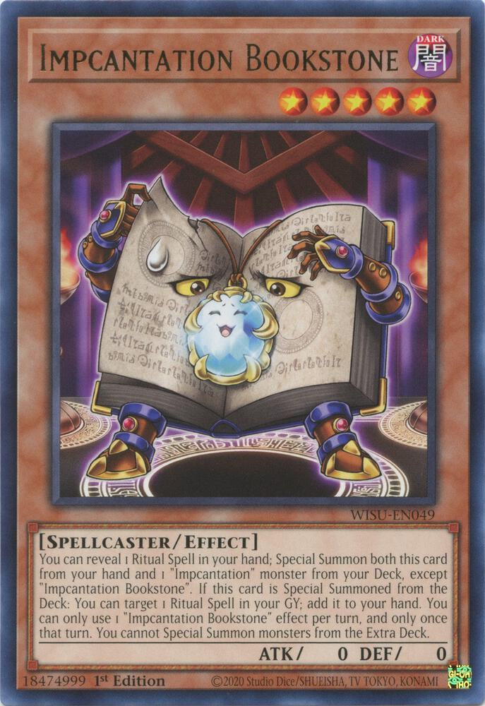 Impcantation Bookstone WISU-EN049 card from Wild Survivors