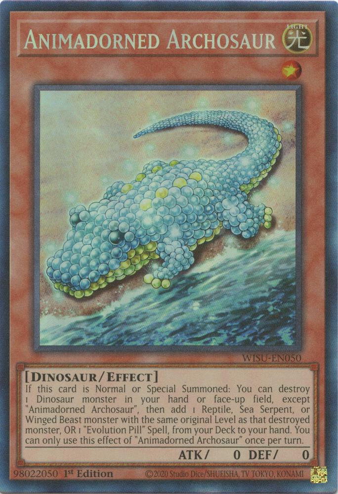 Animadorned Archosaur (CR) WISU-EN050 card from Wild Survivors