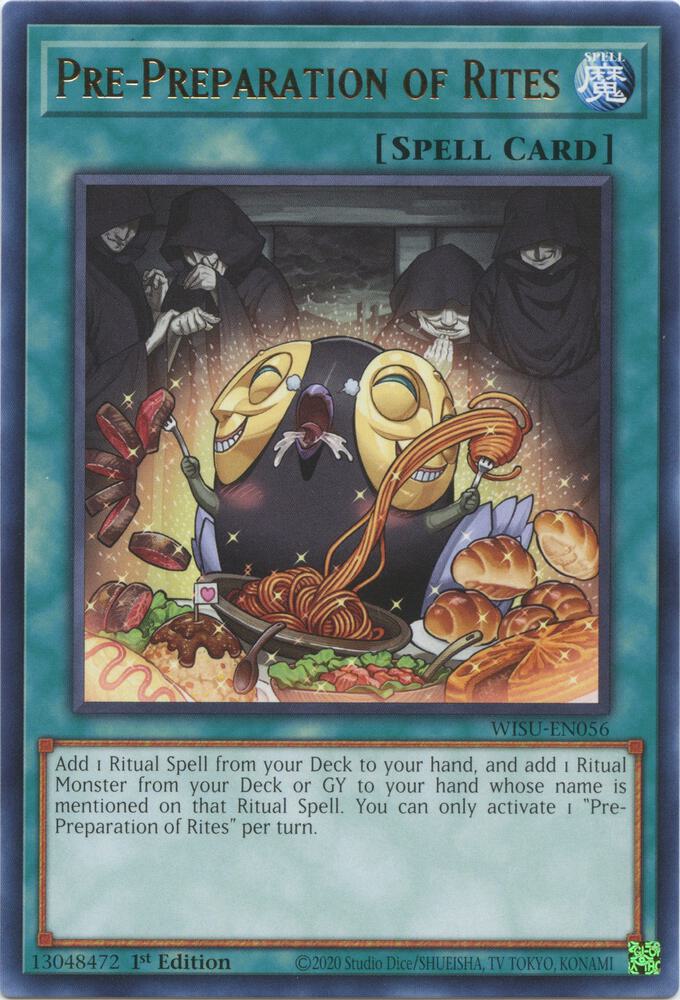 Pre-Preparation of Rites WISU-EN056 card from Wild Survivors