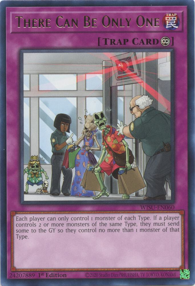 There Can Be Only One WISU-EN060 card from Wild Survivors