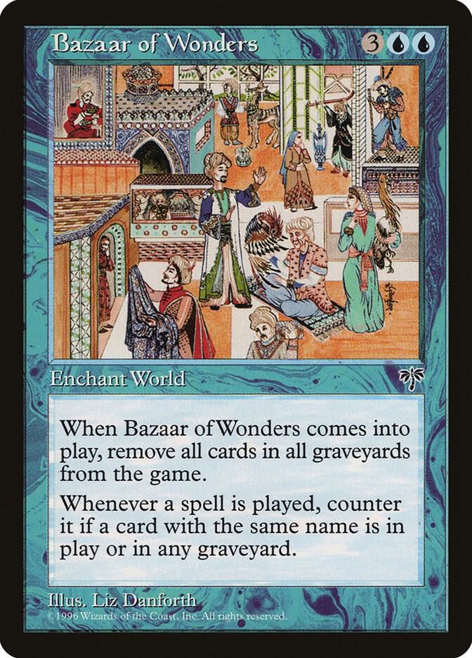 Bazaar of Wonders card from Mirage