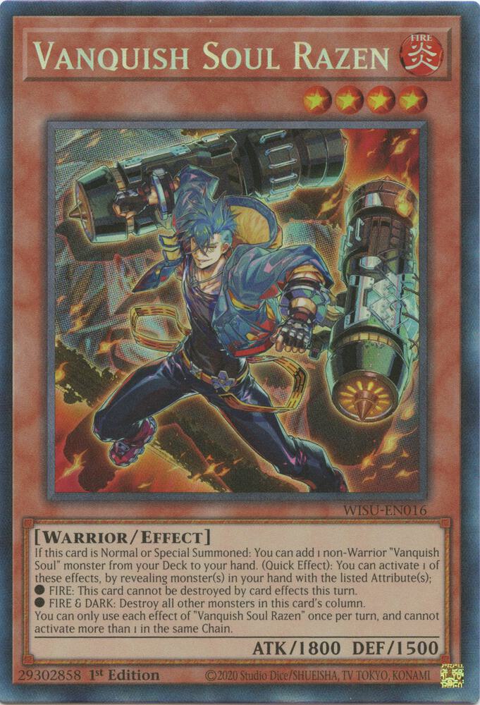 Vanquish Soul Razen (CR) WISU-EN016 card from Wild Survivors
