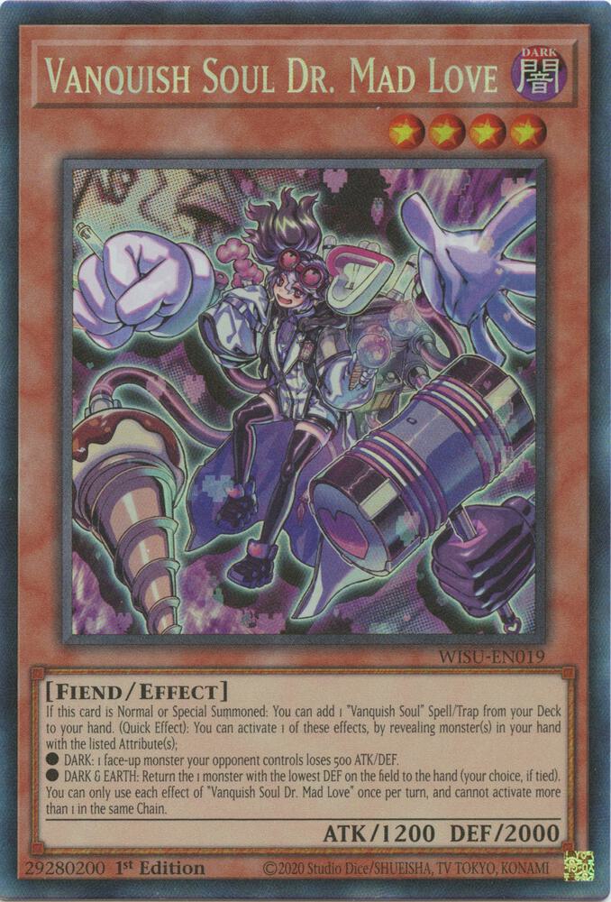 Vanquish Soul Dr. Mad Love (CR) WISU-EN019 card from Wild Survivors