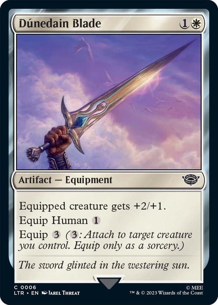 Dunedain Blade 6 card from Universes Beyond: The Lord of the Rings: Tales of Middle-earth