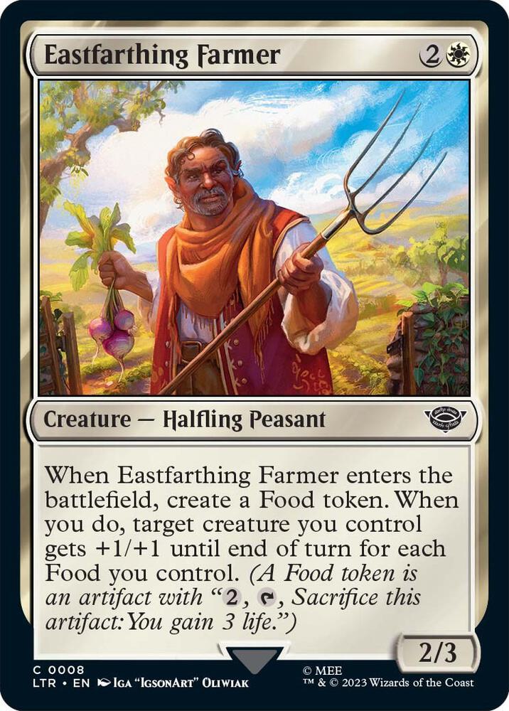 Eastfarthing Farmer 8 card from Universes Beyond: The Lord of the Rings: Tales of Middle-earth