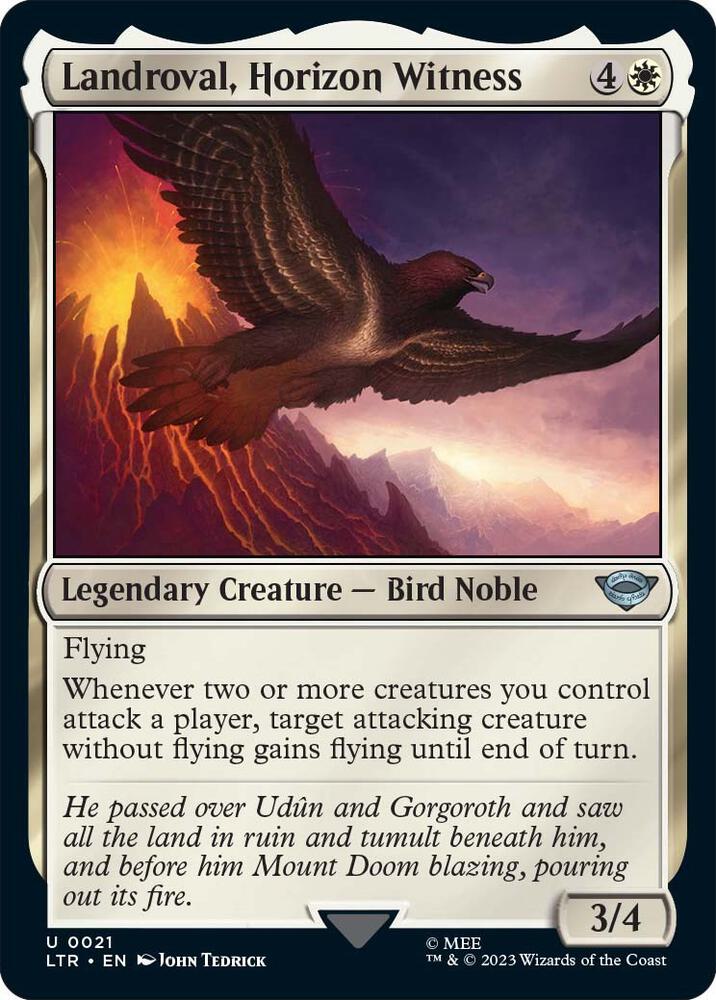 Landroval, Horizon Witness 21 card from Universes Beyond: The Lord of the Rings: Tales of Middle-earth