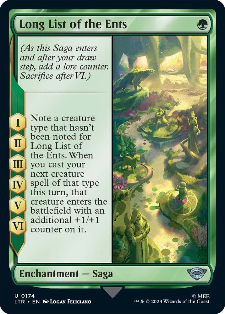 Long List of the Ents 174 card from Universes Beyond: The Lord of the Rings: Tales of Middle-earth