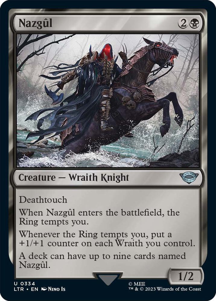 Nazgul 334 card from Universes Beyond: The Lord of the Rings: Tales of Middle-earth