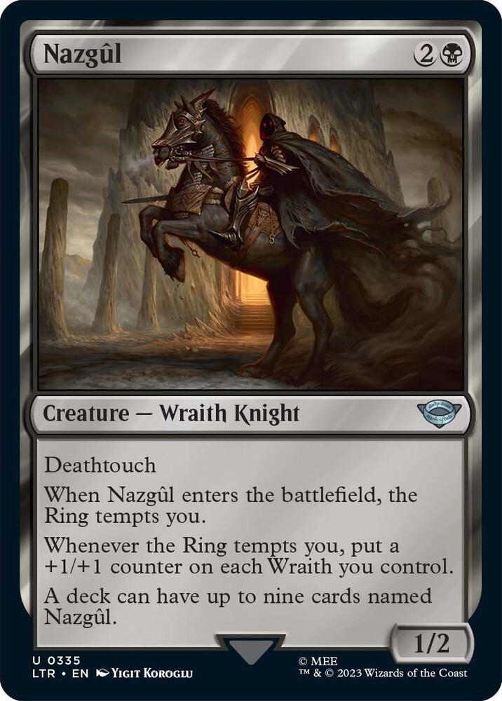Nazgul 335 card from Universes Beyond: The Lord of the Rings: Tales of Middle-earth
