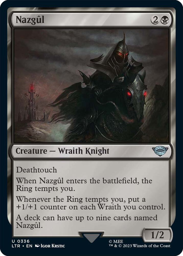 Nazgul 336 card from Universes Beyond: The Lord of the Rings: Tales of Middle-earth