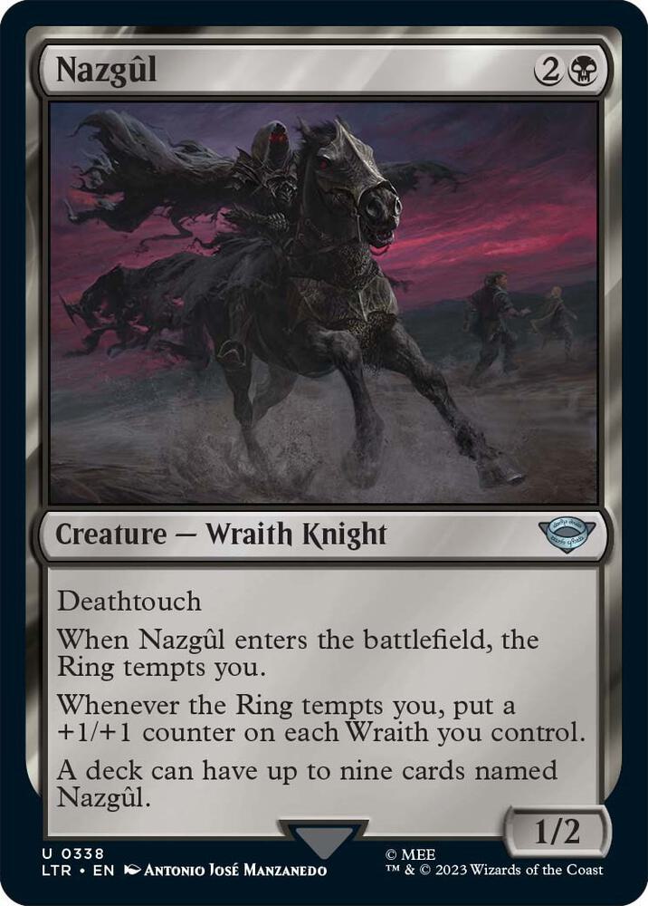 Nazgul 338 card from Universes Beyond: The Lord of the Rings: Tales of Middle-earth