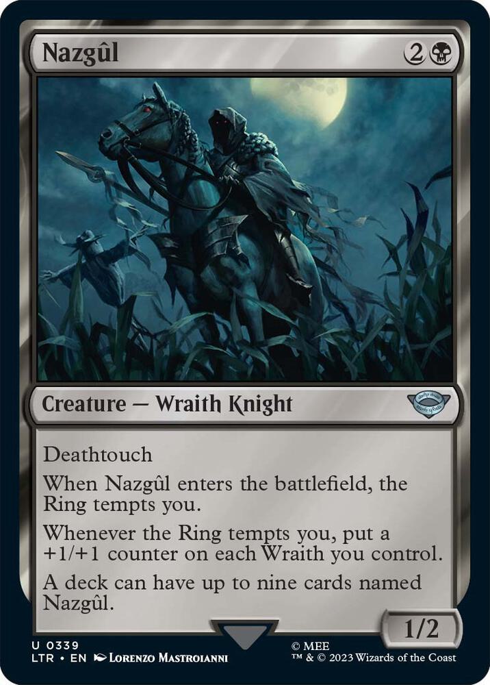 Nazgul 339 card from Universes Beyond: The Lord of the Rings: Tales of Middle-earth