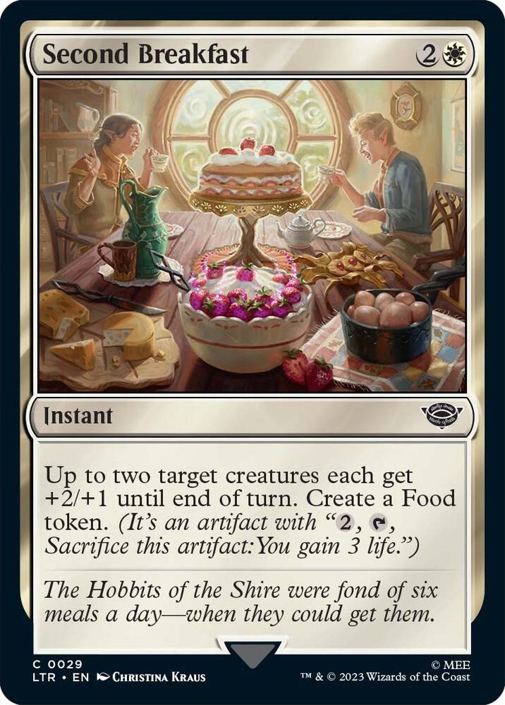 Second Breakfast 29 card from Universes Beyond: The Lord of the Rings: Tales of Middle-earth