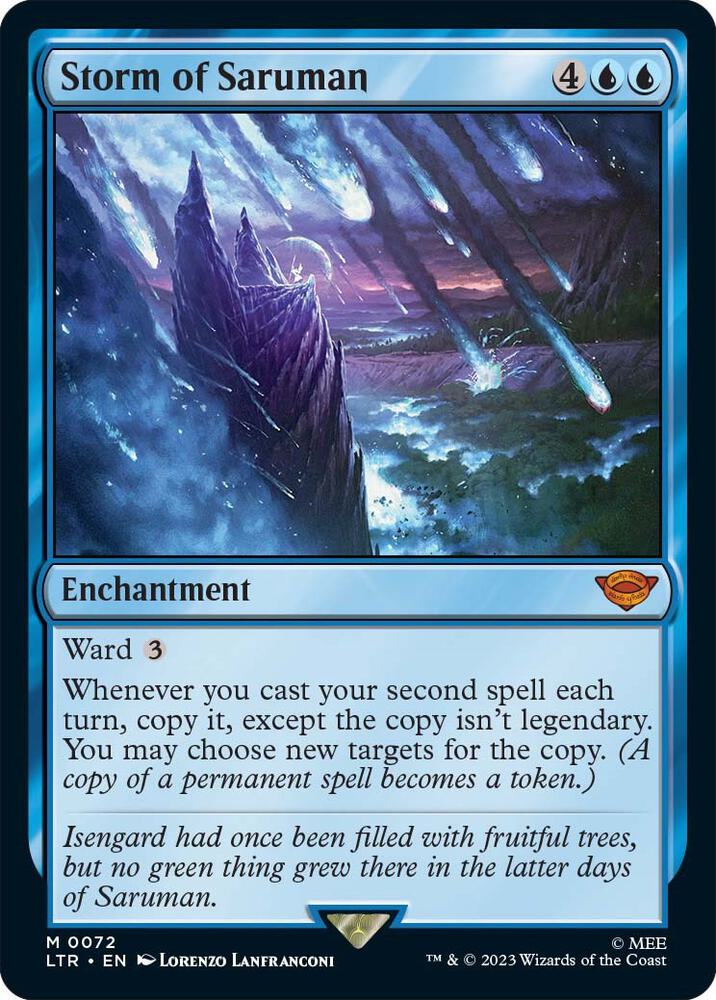 Storm of Saruman 72 card from Universes Beyond: The Lord of the Rings: Tales of Middle-earth