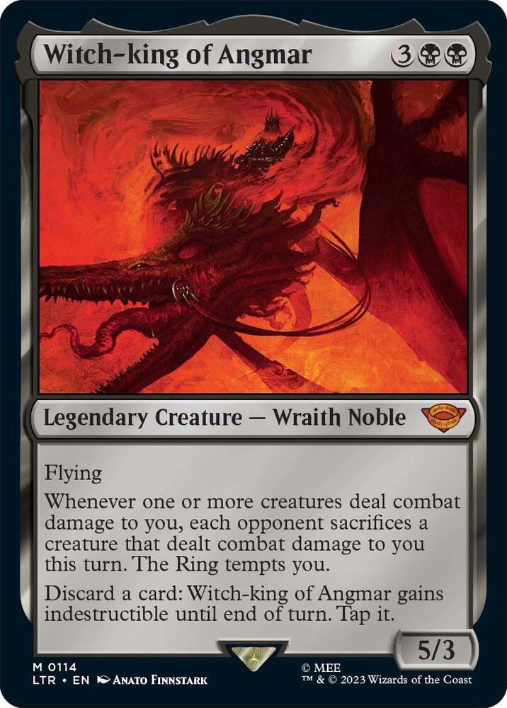 Witch-king of Angmar 114 card from Universes Beyond: The Lord of the Rings: Tales of Middle-earth