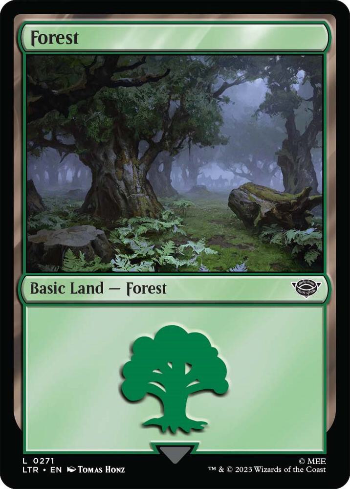 Forest 271 card from Universes Beyond: The Lord of the Rings: Tales of Middle-earth