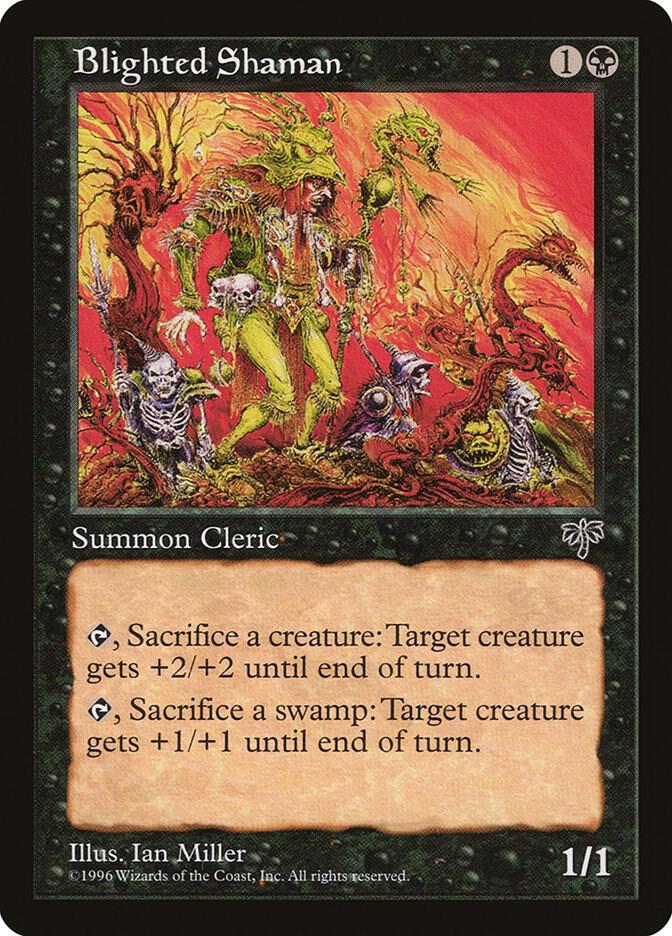 Blighted Shaman card from Mirage