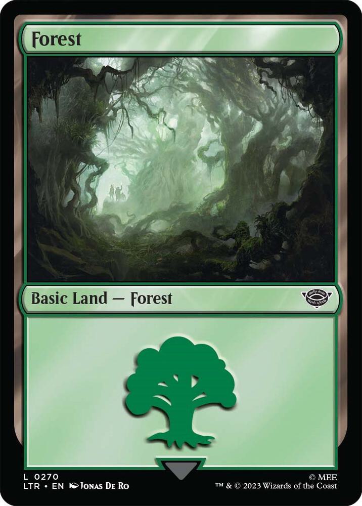 Forest 270 card from Universes Beyond: The Lord of the Rings: Tales of Middle-earth